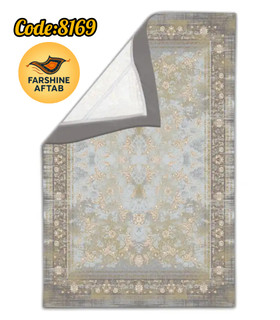 خرید ارزان روفرشی کشدار آفتاب اصفهان کد8169پارچه مخمل شانل صادراتی