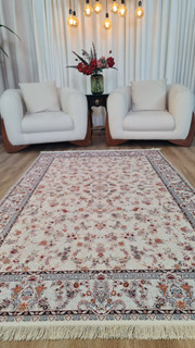 خرید ارزان فرشینه آفتاب کدU146مخمل شانل استپدار
